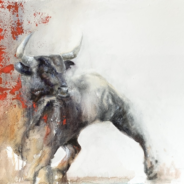 Ferdinand by Zuzana Edwards, a Spanish Bull painting