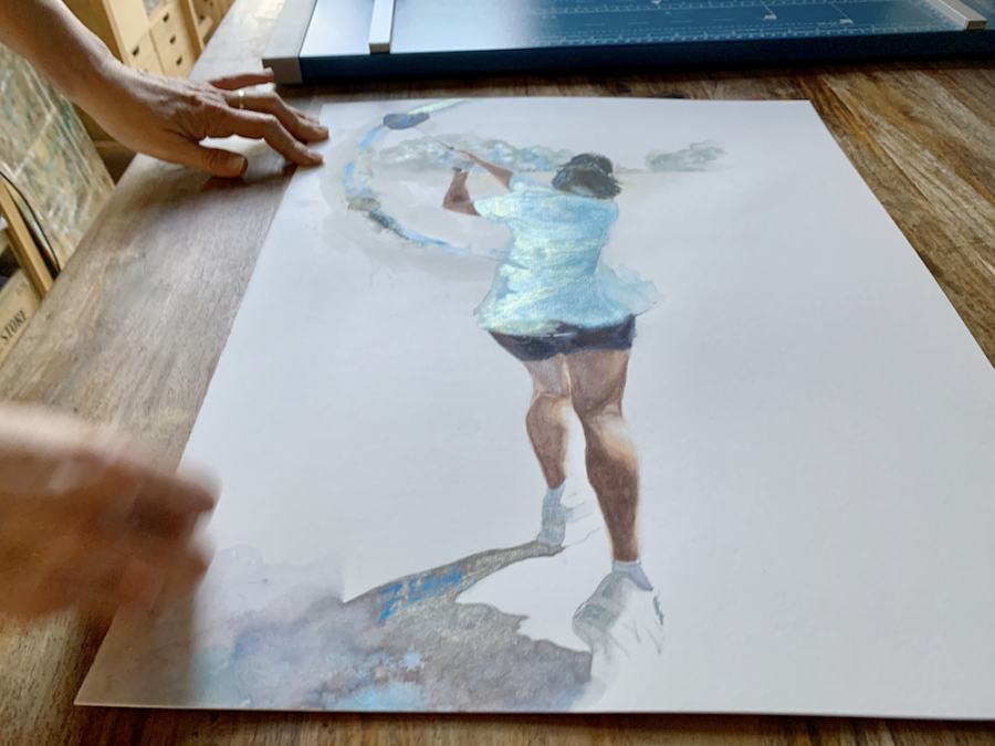 Ali - Female Golfer Commission - Image 3