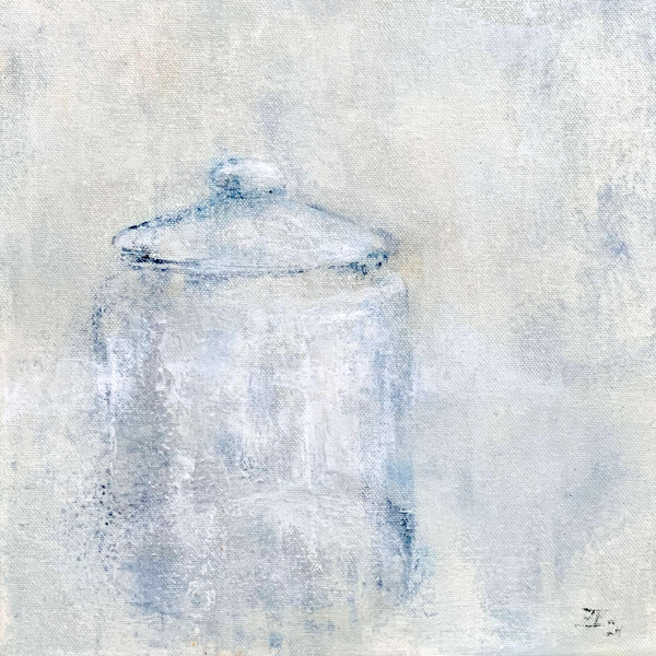 Barely There Jar - painting on canvas