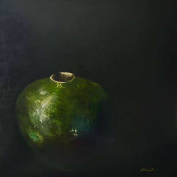 Green Vase by Zuzana Edwards