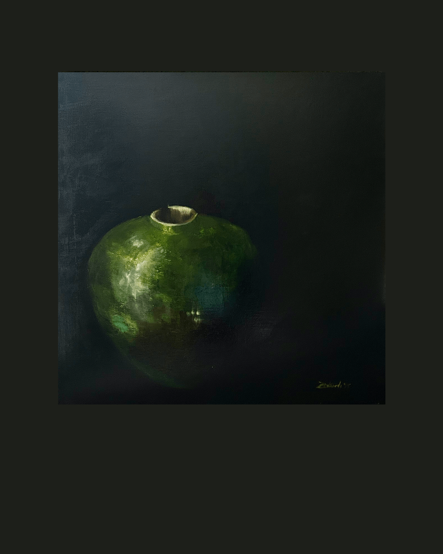 Green Vase by Zuzana Edwards