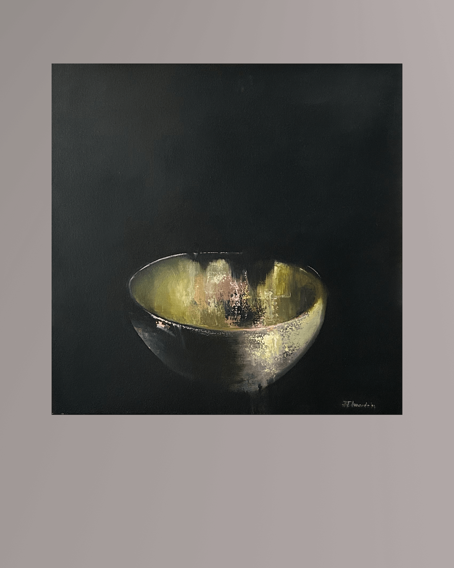 Metal Bowl by Zuzana Edwards