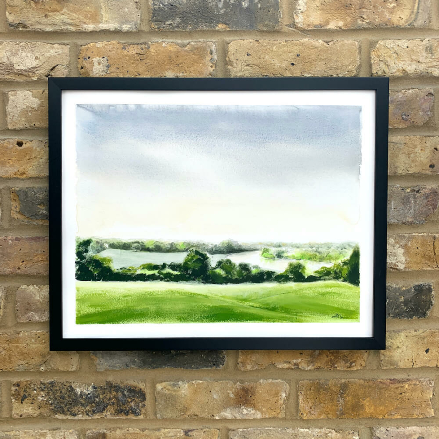 Richmond Hill by Zuzana Edwards, original framed painting