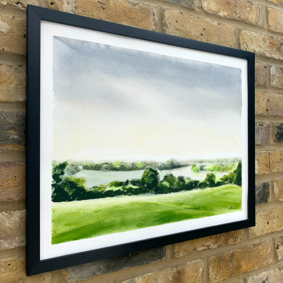 'Richmond Hill' - framed painting - Image 2