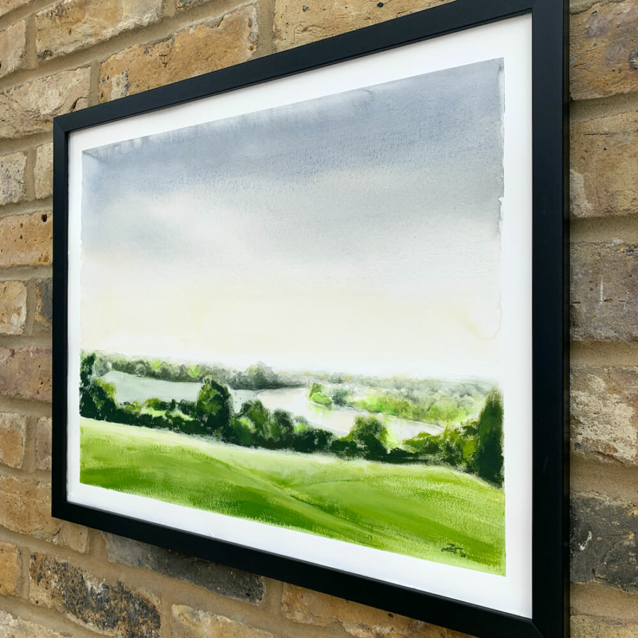 'Richmond Hill' - framed painting - Image 3