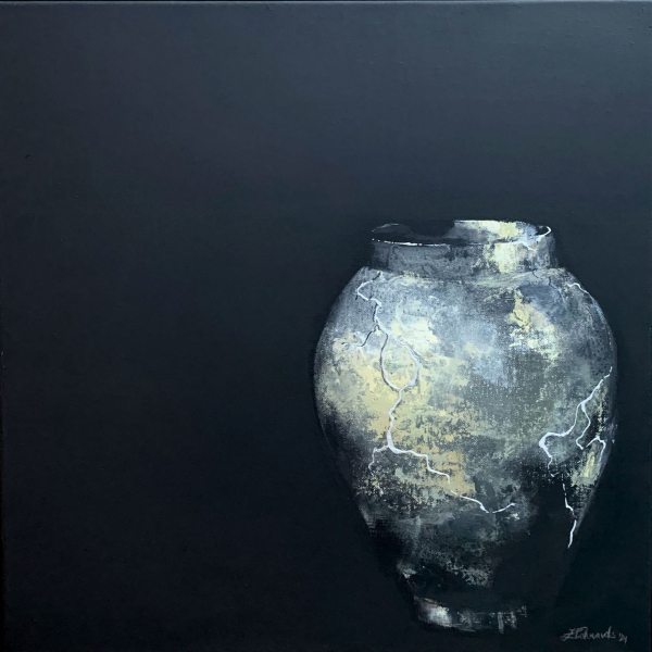 Silver Vase - original painting
