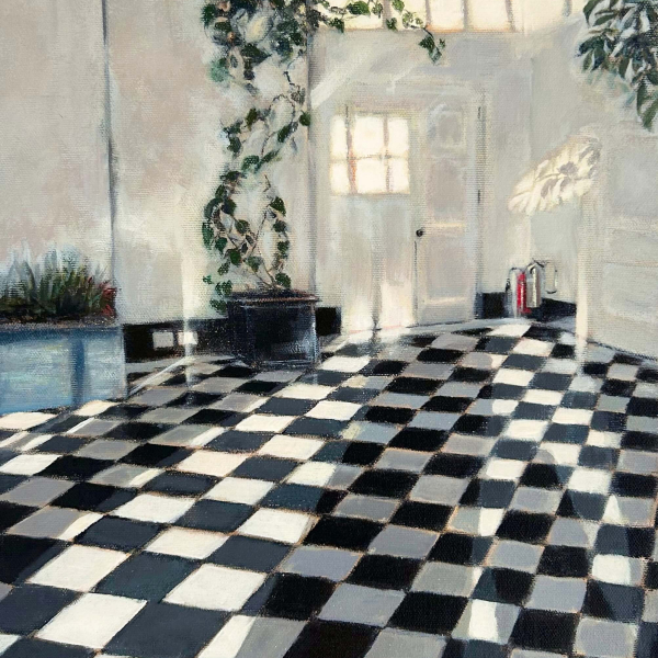 Winter Room by Zuzana Edwards, original painting on canvas