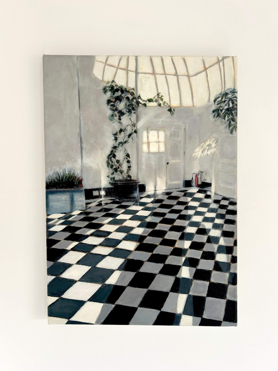 Winter Room by Zuzana Edwards, original painting on canvas